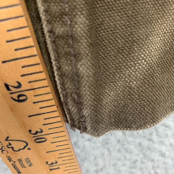 Browning Pants Mens 30 Brown Denim Upland Field Pants Hunting Thrashed READ - Picture 7 of 16